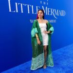 Lesslie Polinesia Instagram – En la premier mundial de #LaSirenita 🌊🩵 que hermosa película disfrute mucho venir a Los Angeles para ver la nueva película de @disneystudiosla Los Angeles, California