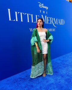 Lesslie Polinesia Instagram - En la premier mundial de #LaSirenita 🌊🩵 que hermosa película disfrute mucho venir a Los Angeles para ver la nueva película de @disneystudiosla Los Angeles, California