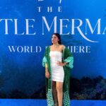 Lesslie Polinesia Instagram – En la premier mundial de #LaSirenita 🌊🩵 que hermosa película disfrute mucho venir a Los Angeles para ver la nueva película de @disneystudiosla Los Angeles, California