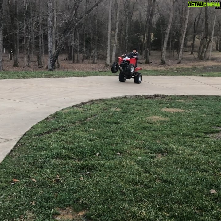 Liam Hemsworth Instagram - Birthday wheelies all day. Thanks for the love everyone!