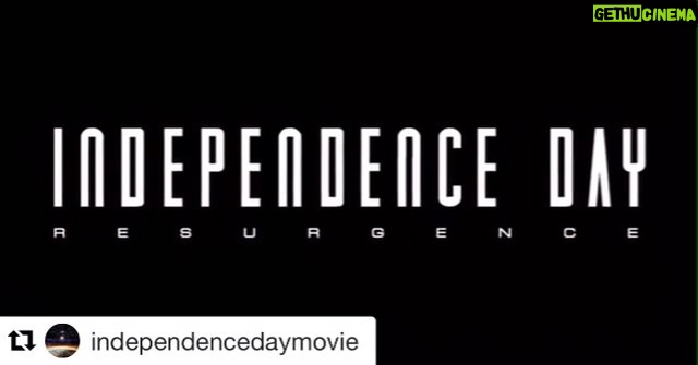 Liam Hemsworth Instagram - #Repost @independencedaymovie ・・・ #IndependenceDay: Resurgence is now playing in theaters. Link in bio. #DontMessWithEarth