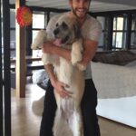 Liam Hemsworth Instagram - New "gigantic" rescue pup! Dora the Explorer. #rescuedog!