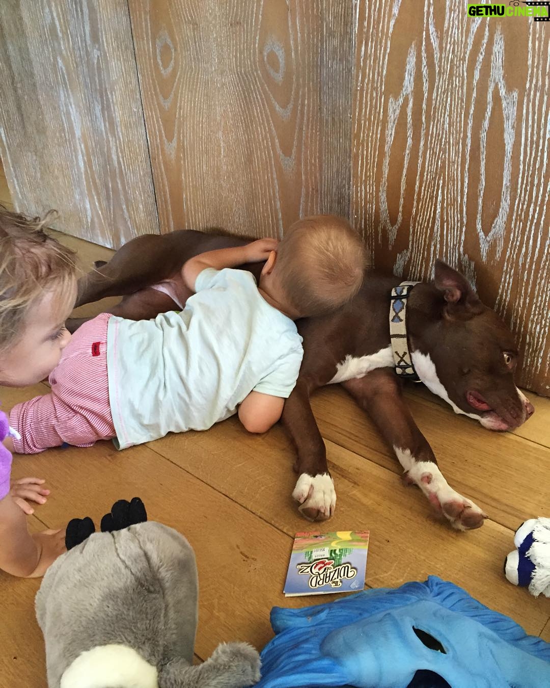 Liam Hemsworth Instagram - who needs babysitters?