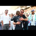 Liam Hemsworth Instagram - Had an awesome day at #AbuDhabiGP ! Walking the grid before the race was wild! Big thanks for having us all. Looking forward to the next one! ☝️