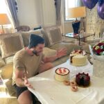 Liam Hemsworth Instagram - Thanks to everyone who sent me birthday wishes! Love you all! These cakes that I also got sent should really help on my health and fitness journey! Cheers guys!