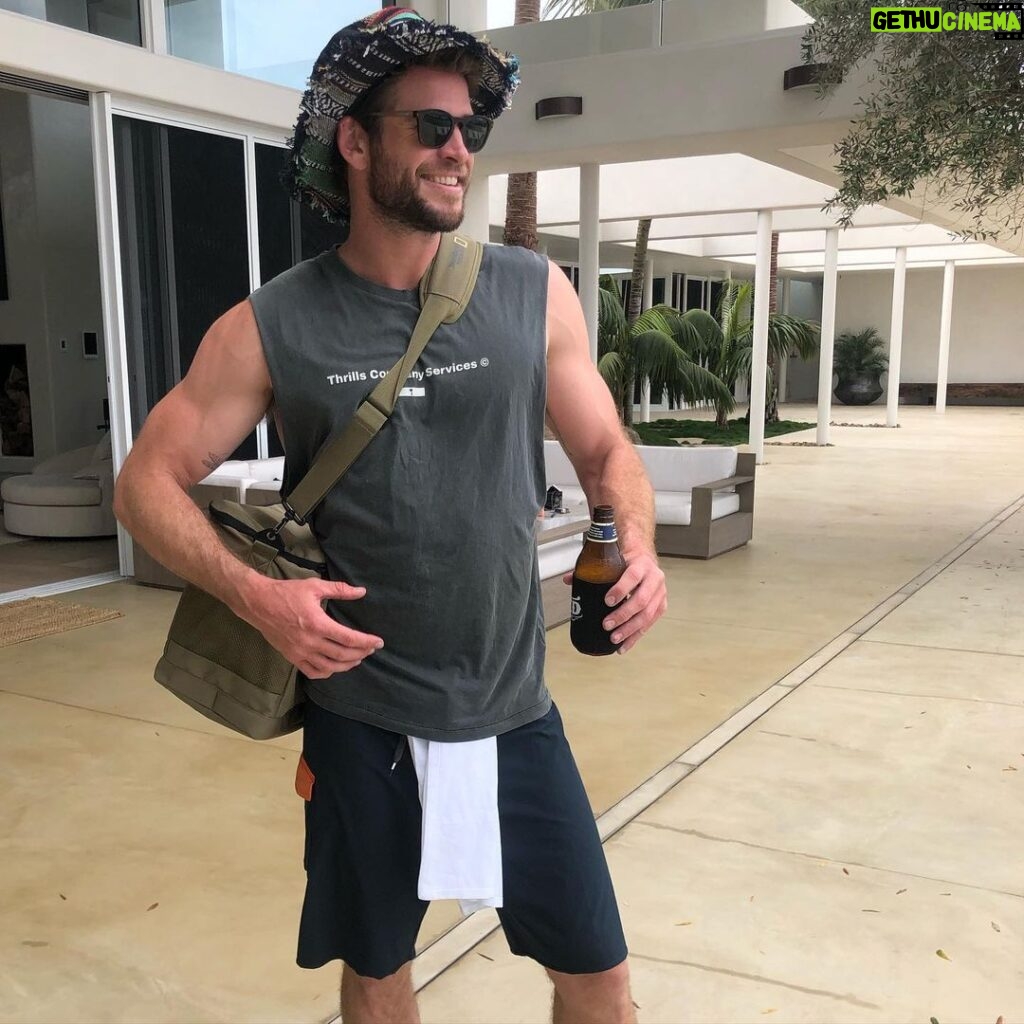 Liam Hemsworth Instagram - Locked and loaded. Bring on the festivities!