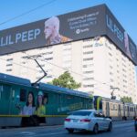 Lil Peep Instagram - COWYS billboard in Downtown Los Angeles Thank you @spotify 💚 Los Angeles, California