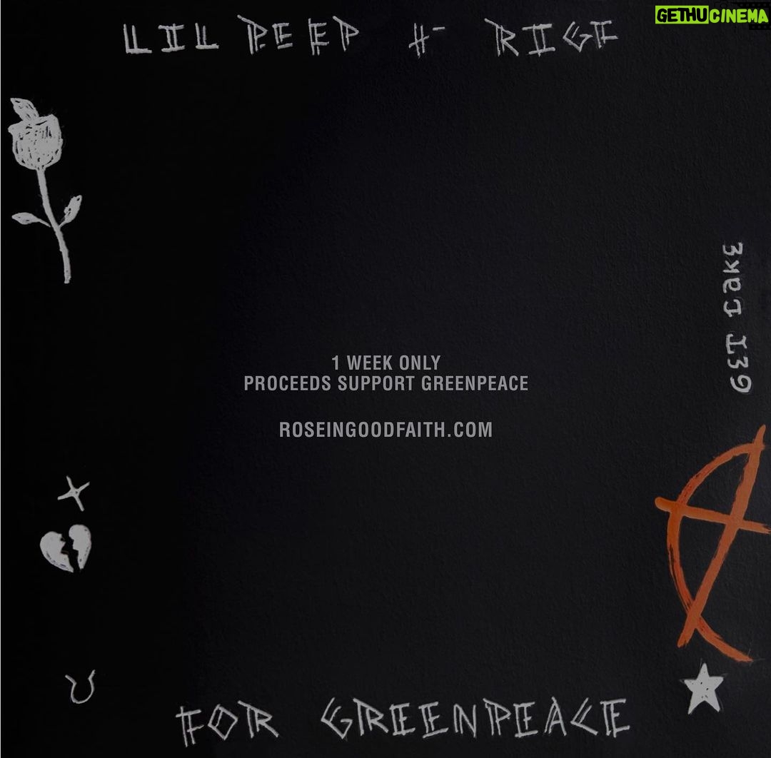 Lil Peep Instagram - @roseingoodfaith @greenpeace 1 week only