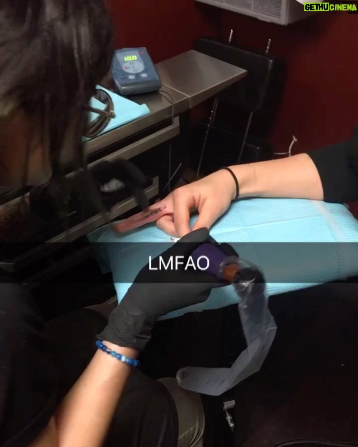Lil Peep Instagram - First time Gus and Emma got tattoos together. Gus shot this vid.