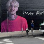 Lil Peep Instagram – To celebrate Gus’s 27th birthday, Oskar and I asked @overallmurals to paint another mural and they did an amazing job. Special thanks to @jasperpatch and @metzxart for their beautiful artistry and to @mmainenti for documenting their work for us. You can see this mural in person at 29 Wyckoff Ave, on the corner of Wyckoff Ave and Troutman street in Bushwick, Brooklyn. Special thank you also to @yoshinostudios for taking the photograph that served as the reference for this painting. If you come on November 1, Gus’s birthday, we will be doing something special in the neighborhood…