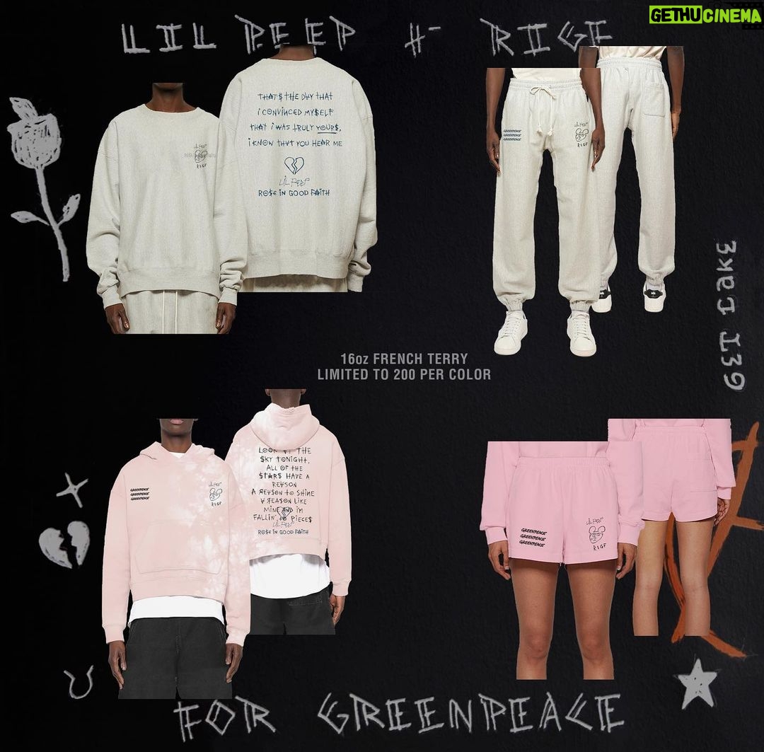 Lil Peep Instagram - @roseingoodfaith @greenpeace 1 week only