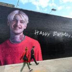 Lil Peep Instagram - To celebrate Gus’s 27th birthday, Oskar and I asked @overallmurals to paint another mural and they did an amazing job. Special thanks to @jasperpatch and @metzxart for their beautiful artistry and to @mmainenti for documenting their work for us. You can see this mural in person at 29 Wyckoff Ave, on the corner of Wyckoff Ave and Troutman street in Bushwick, Brooklyn. Special thank you also to @yoshinostudios for taking the photograph that served as the reference for this painting. If you come on November 1, Gus’s birthday, we will be doing something special in the neighborhood…