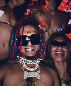 Lil Pump Instagram - Guess what happened yesterday 🪓😈?