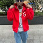 Lil Tjay Instagram - How u talking fashion u ain’t bringing up Tjay ??? 😇 I dooo this w a passion ✌🏾🚀 flyest young 🥷🏾 New York City Fashion Week