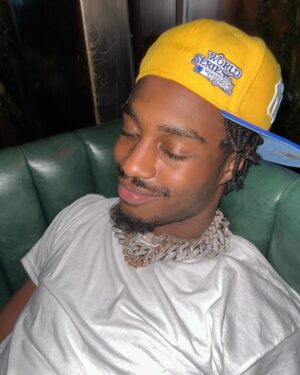 Lil Tjay Instagram - Drunk nights be a vibe > 🤧🥳
I’m so blessed! 🛐 #2grown.