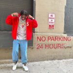 Lil Tjay Instagram - How u talking fashion u ain’t bringing up Tjay ??? 😇 I dooo this w a passion ✌🏾🚀 flyest young 🥷🏾 New York City Fashion Week
