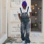 Lil Tjay Instagram - Took a day off work to come nd smoke up w my Savage, R.I.P Smelly this never gonna stop…🕊️❤️ #smellydrive Santo Domingo, Dominican Republic