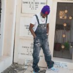 Lil Tjay Instagram - Took a day off work to come nd smoke up w my Savage, R.I.P Smelly this never gonna stop…🕊️❤️ #smellydrive Santo Domingo, Dominican Republic