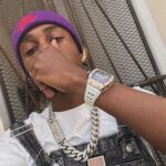 Lil Tjay Instagram - Took a day off work to come nd smoke up w my Savage, R.I.P Smelly this never gonna stop…🕊️❤️ #smellydrive Santo Domingo, Dominican Republic