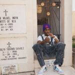 Lil Tjay Instagram - Took a day off work to come nd smoke up w my Savage, R.I.P Smelly this never gonna stop…🕊️❤️ #smellydrive Santo Domingo, Dominican Republic