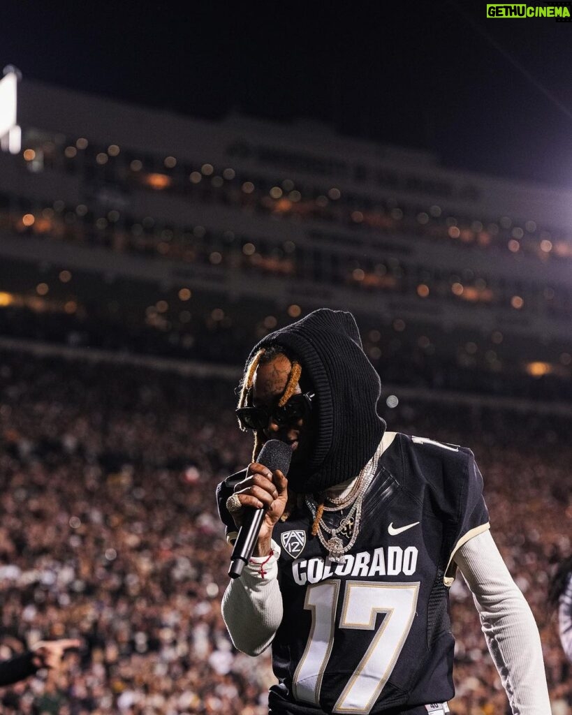 Lil Wayne Instagram - @liltunechi opening up the Rocky Mountain Showdown ⛰️ What a time to be a Buff. Folsom Field