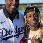 Lil Wayne Instagram - Had a fkn awesome time yesterday!! 🤙🏾🤙🏾 Jackie Robinson’s Estate partnered with Bumpboxx to host a celebrity softball game to honor the 75th Anniversary of Jackie Robinson breaking the color barrier on July 17th ⚾️