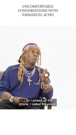 Lil Wayne Instagram - I hope telling this story helps someone out there. Full interview on @emmanuelacho IG, FB, or YouTube now. #UncomfortableConversations