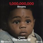 Lil Wayne Instagram - A Billi A Billi A Billi...... shoutout @spotify and @rapcaviar. And most importantly shoutout every last one of y’all that listened, streamed, and still bump it till this day!! 🤙🏾 #IAintShitWithoutYou