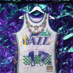 Lil Wayne Instagram - Teamed up with @bleacherreport & @mitchellandness to remix the original New Orleans Jazz jersey. 🤙🏾 Limited edition collection on sale now! Link in bio. Shoutout @pelicansnba