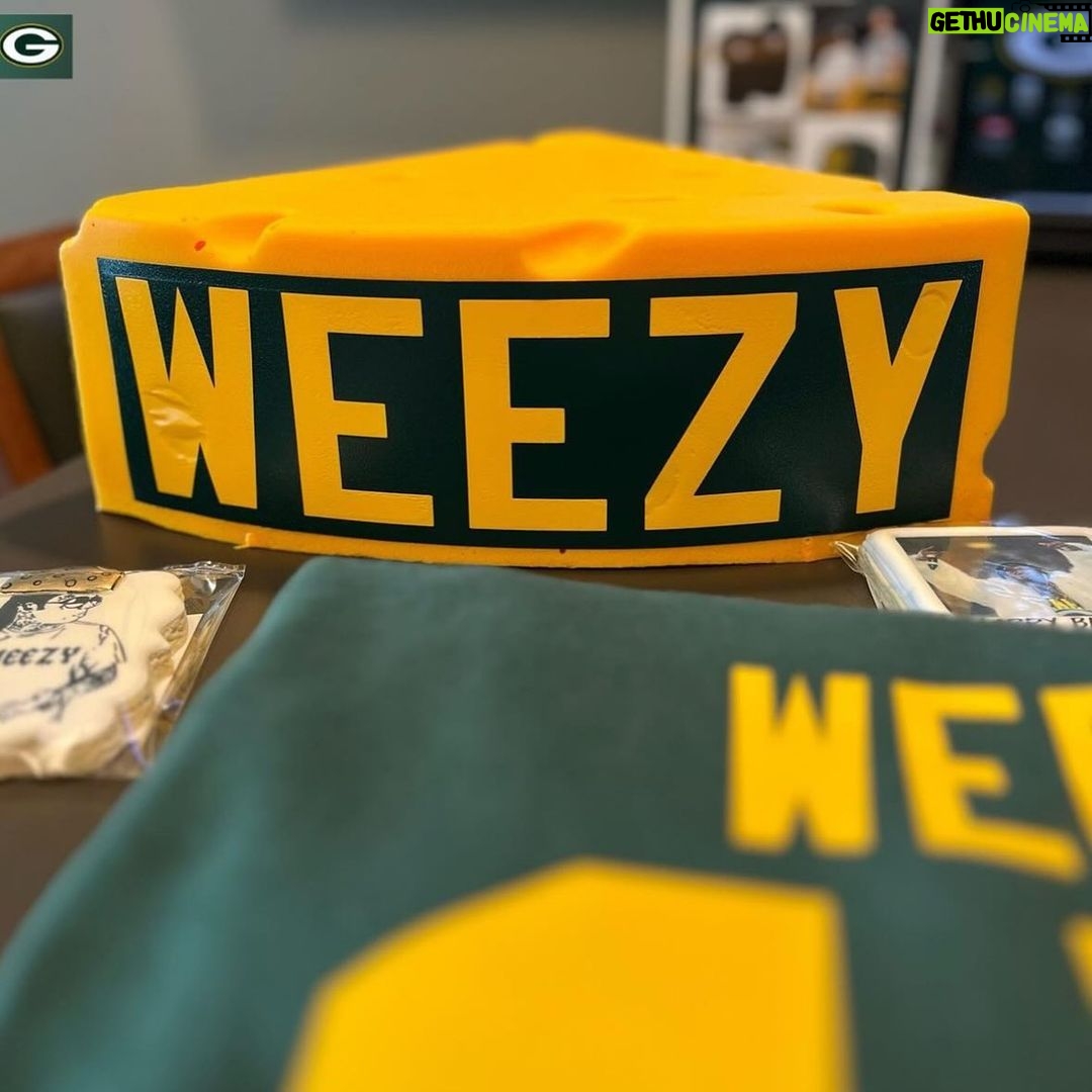 Lil Wayne Instagram - Go Pack Go 🧀 Lambeau Field