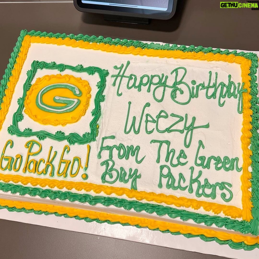 Lil Wayne Instagram - Go Pack Go 🧀 Lambeau Field