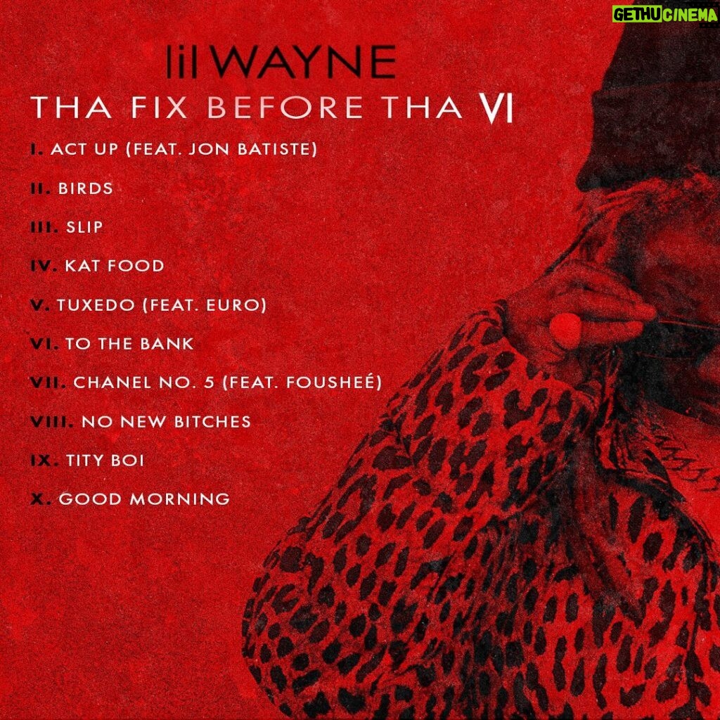 Lil Wayne Instagram - Tha Fix Before Tha VI - 9/29