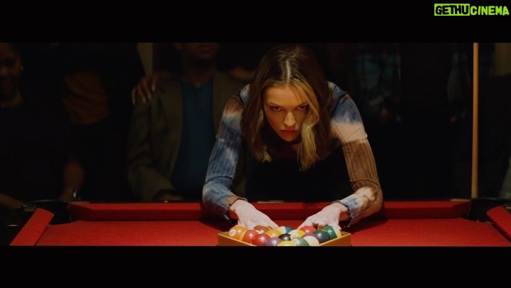 Lili Simmons Instagram - Time to even the odds 🎱… Big love to our beautiful cast and all the crew for this one. Kim Coates, @justinmarcelmcmanus @igby.rigney Tom Bower @cameroncowperthwaite @rebeccalines And our wonderful writer/director Tom Schulman 🖤 Excited to share Diana’s story at the @newportbeachfilmfest . Oct 15th #doubledownsouth #newportfilmfestival @doubledownsouthfilm