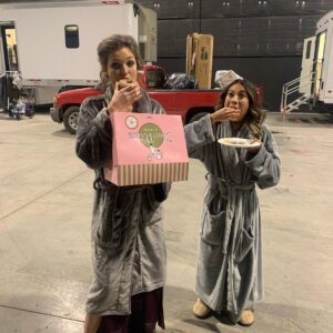 Lili Simmons Instagram - Photo dump of just a few bts moments from @forcestarz . What a f*!king amazing cast and crew we have. So much love for you all. #powerbook4ce  #power #bts