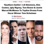 Lili Simmons Instagram - I am so thrilled and honored to have worked with such incredibly talented people. Can’t wait to share this project with you all. I hope you’ll love it as much as we do!!! #southerngothic #Diana #Deadline #keno