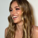 Lili Simmons Instagram - Thank you @stellamccartney for another amazing party and for the cutest outfit! I felt like a princess all night! 💖 And thank you to my bomb glam squad! @alixjm 💋 @mashyourhair 💇‍♀️