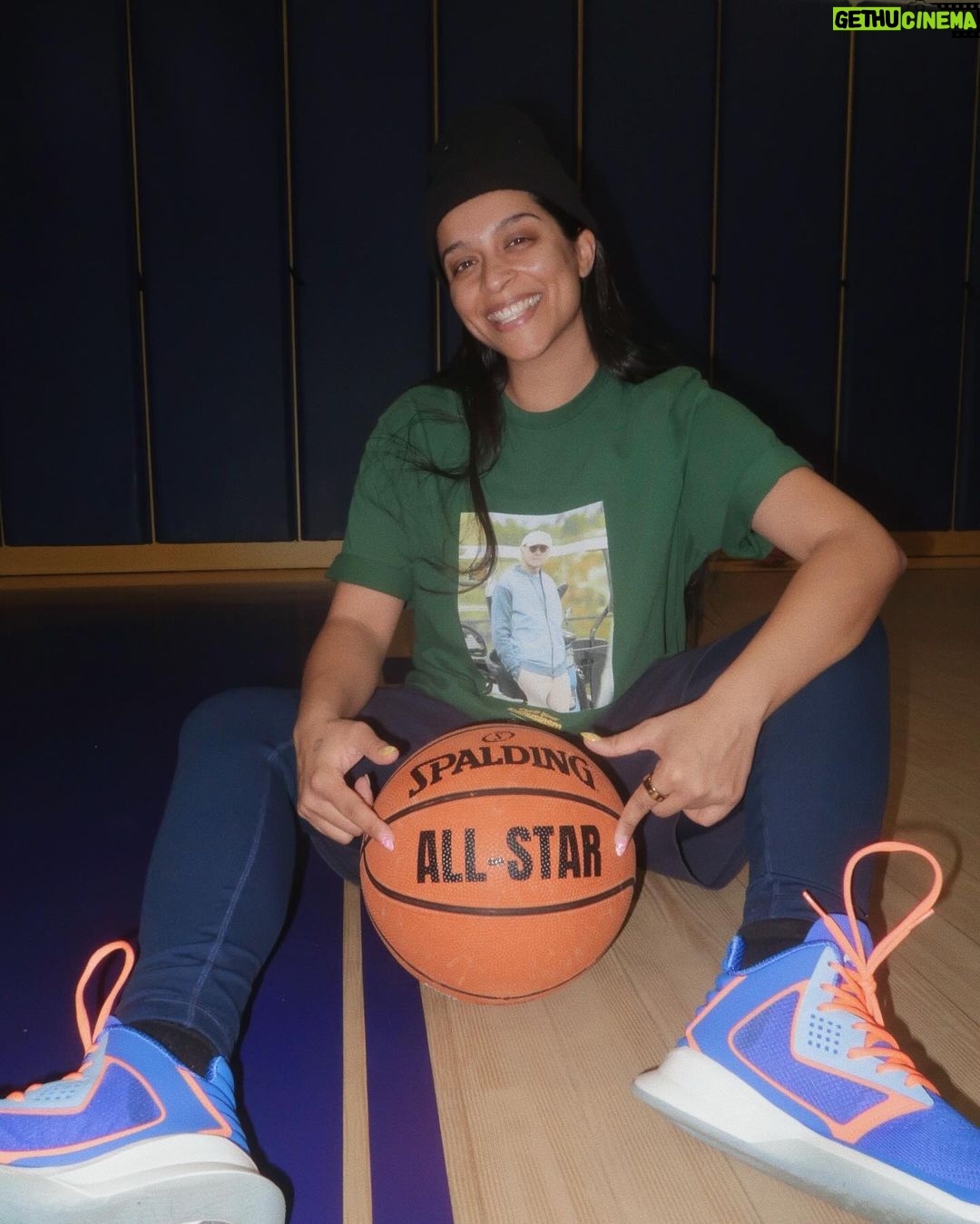 Lilly Singh Instagram - It’s time to prove to the world… I can’t run or jump 👀😂 but jokes aside… vulnerable post 👇🏽 Kids of immigrants across all cultures, but especially South Asians, all joke about being raised by the question, “what will people think?” We think it’s silly. We think we’re above that. We believe in boundaries! Except, not really. As an adult, I’ve had to confront the reality that I do in fact often care about what people think. After years of hearing this question & HATING it, I find myself repeating it out of habit. 3 years ago, the @nba invited me to participate in the Celebrity All-Star Game… and I said no. Since I was a kid, I’ve had mega sports anxiety. So even though I consider this a bucket list item, I said no because I was so scared of embarrassing myself. And I’ve regretted it ever since because I know in my heart, I said no because… ”what will people think?” But recently, I’ve been on a mental & spiritual journey. I’ve been unlearning what doesn’t serve me and it’s required some painfully honest reflection. And so when the NBA asked me again to be in the Celebrity Game this year, I knew I had to say yes. My goal is to treat this game as an opportunity for growth. Not growth in basketball or athletics or even publicity, but growth in developing a mindset that serves me and most importantly… growth in self love. I have one aim for this game, and it is to genuinely have FUN. I don’t care if I score a single basket. I don’t care if I shoot 10 air balls. I don’t care who says what about me on the internet. I just want to prove to myself that “what people think” does not need to govern my life. I want to remind myself that it’s important to do things for me. I want to reclaim that power. So, I’m headed to Indiana today to play in the NBA Celebrity All-Star Game this Friday. And I plan to have a blast. And for anyone else who struggles with the trauma of “what will people think” I hope this serves as a reminder that the answer can be, “it doesn’t matter.” This one is for the kids who were scared of gym 💜💪🏽