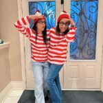 Lilly Singh Instagram – My mom’s favourite activity is playing Where’s Waldo. Naturally I had to get us these matching Halloween costumes. I feel like the older I get, the more I want to give my parents opportunities to act like children and have fun. They spent most of their life being responsible, so today… we eat candy and dance to the Monster Mash 🫡