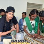 Lilly Singh Instagram - The girls and I 💜 Thank you to every single person who donated to my birthday campaign. The Unicorn Island Fund team is tallying up the total, but spoiler alert: you blew past the goal! I’m beyond grateful. Stay tuned because the good doesn’t stop here. On Day of the Girl (Oct 11), @unicornisland will be announcing our annual grants, using the money we raised together. In the mean time, enjoy these bright faces. I’m so proud to be on their team. #UIF #UnicornIslandFund