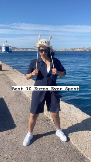 Lilly Singh Instagram - I know every other girl travelling in Europe rn is posting fabulous candid pictures on a boat for your feed BUT DO THEY HAVE THIS HAT?! 😂😂 

I’ve been laughing for 30 minutes over this. LMAOOOO damn. I love how stupid I am 😍😂

#italy #sardinia #besthatever
