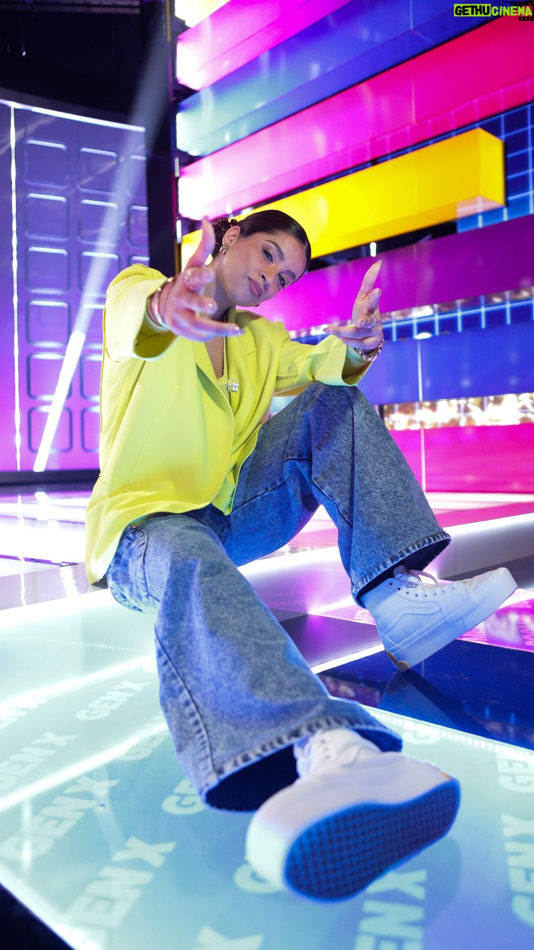 Lilly Singh Instagram - It’s happening baby! @battleofthegenerations premieres June 19th on @ctv at 9pm ET/PT. Gen Z, Millenials, Gen X and Boomers, it’s time to let your colours shine and to prove yourself in the pop culture trivia showdown of a lifetime!! This show was such a blast to tape and I can’t wait for you to play along (and possibly get into inter-generational feuds) with us. 👀 Mark your calendar. Tell your little cousin, your mom and your grandma to mark theirs too. Because we’re about to find out which generation really is the BEST. Place your bets below 👇🏽 Which generation are you repping (boomers, that means ‘representing’). Be sure to follow @battleofthegenerations for hilarious and exclusive content too! Because our contestants truly are A HOOT. #BattleOfTheGenerations