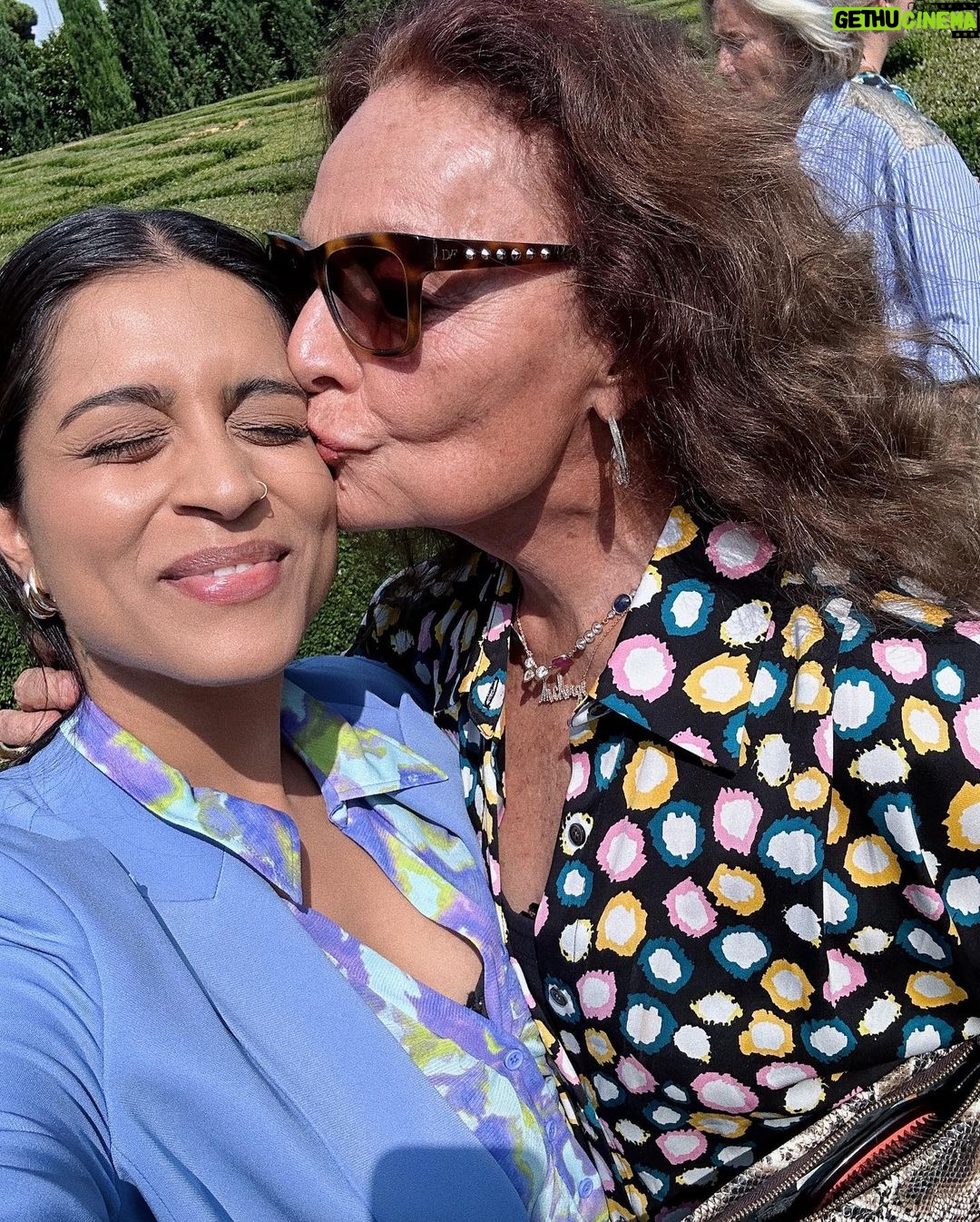 Lilly Singh Instagram - I know I look like I just sold your house in this photo. It’s giving real estate agent, but I’m actually just so happy. Here’s why: Last week I received the @DVF Leadership Award, among 4 other amazing women in Venice, Italy. Aside from this being a massive honor, the award also includes a grant to @UnicornIsland Fund, my charity that is on a mission to end gender inequality. And these resources are going to go so far in helping our work and mission. To get really honest, here’s why I’m emotional. For the past 10 years of my life, I’ve known I wanted to be of service in this fight. I’ve had and continue to have such a deep desire to make the world a more just place for girls and women. But it’s been confusing, complex and difficult to understand how exactly to tackle this issue in a way that actually helps and makes sense. I had to find a way to contribute by using my unique skills. And over the past year, I feel like I’ve finally figured it out. I believe in the power of storytelling to change culture. And now I’m getting the resources, building the team, and doing the work to use storytelling and drive meaningful change. Everyday I dedicate time to thinking about my charity, and how we can drive impact. I think about how to make this entire complex issue more accessible to my audience. I read books and articles to continue learning about the issues, so I can begin to tackle the solutions. And in a few days, the team and I will be heading to India to learn more on the ground. I’m excited to take you on my journey. All this to say, moments of support like this really matter and really help. So yeah, that’s why I’m a happy, grateful little bean. And if you’d like to be a little bean with me, follow @unicornisland to join the mission! #UnicornIsland #UIF #UnicornIslandFund #DVFAwards