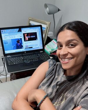 Lilly Singh Instagram - I’m crying 🥹 Comment below with a ✋🏽 if your immigrant parents aren’t super affectionate. Because #relatable but also, listen to this story… 

I’m part of a generation who speaks often about love languages. We do quizzes online, go to therapy and read articles about all the different ways to give and receive love. And we value this idea of loving people the way THEY need to be loved, so we try our best to do that. 

Cut to: immigrants parents. In so many of my sketches, I’ve joked about my parents not being super affectionate. It’s a common joke amongst Desis that hearing your parents say “I love you” is basically like winning the lottery. My parents love language is service. They may not say sweet things, or give many hugs, but they’ll pick me up from the airport or cut up fruit for me at literally ANY time. I know this. Especially my dad. 

But I had a moment of insight this past week. I flew back to Toronto to surprise my parents, meaning they did not know I was coming. I walked into the house and saw my dads laptop, two windows open, auto playing my YouTube videos. I’ve mentioned this in interviews before, but when I started making YouTube videos, my dad would play them on every computer he owned, just in the background, to help me get views. It’s been 13 years now and I don’t even upload YouTube videos anymore. I don’t even rely on views for work or income, but even still, he does this, everyday. 

My dad has never been really great at vocalizing he’s proud in much depth. And I’m sure that’s because his dad wasn’t great at it either. But seeing this laptop lit up my heart and told me everything I needed to know. It helped me realize that sometimes it’s okay to make the decision to accept love from people in the only way they know how to express it. Or at the very least, it was a reminder to pay attention to all the little ways my parents say “I love you” without words. Sure, maybe it’s not MY love language, but that doesn’t mean there is an absence of love. After all, maybe I don’t always love them in their love language either. And maybe it’s all a work in progress and in the interim, we should accept all the love we’ve been ignoring.