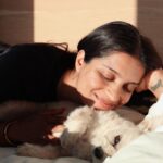 Lilly Singh Instagram - Golden hour with my boy. Drop a ❤️ below to give him a virtual belly rub.