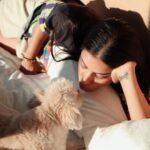 Lilly Singh Instagram - Golden hour with my boy. Drop a ❤️ below to give him a virtual belly rub.