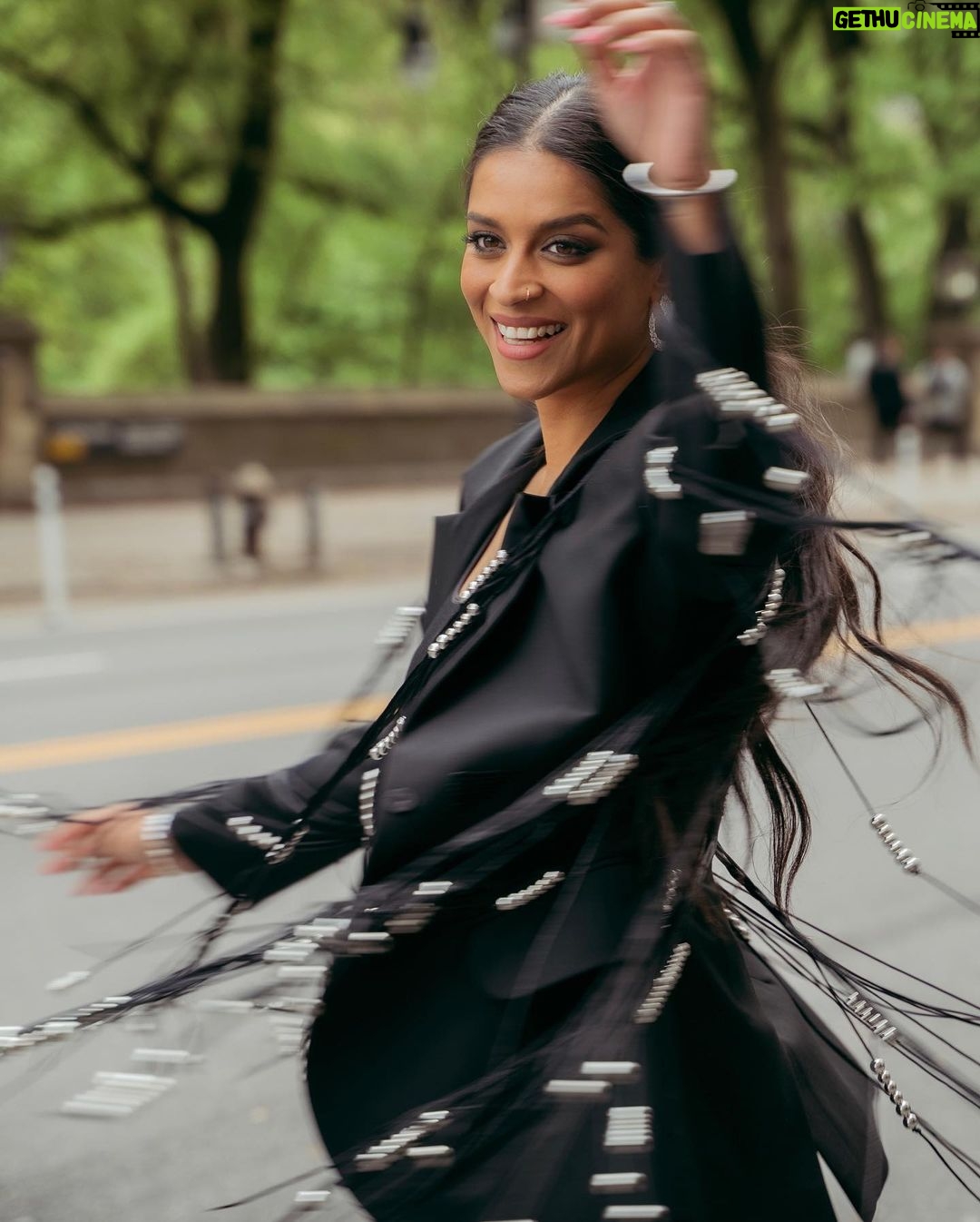 Lilly Singh Instagram - The outfit you wear when you want to protect your bestie from that creepy dude on the dance floor. IYKYK.