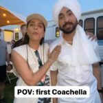 Lilly Singh Instagram - This is the joy that representation brings. Because we were born to shine baby! Thank you @diljitdosanjh for always inviting me to have a great time. Vibe teri meri definitely milthi ah. Here to support you always brother. Special shoutout to all the lovely Bhangra dancers I met backstage. Extra respect on your name because I know that life and it was 10000 degrees on that stage. Proud of you. I’m writing this caption while doing bhatka in your honour. So much greatness can happen when we support each other. I’m so proud of this moment and cannot wait for several more just like it! WE OUT HERE! HURRRRRR!!! #coachella #diljitdosanjh