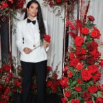 Lilly Singh Instagram – Will you accept this rose? 🌹 My Oscars after party look had me feeling like The Bachelorette. 

Jacket: @givenchy 
Shoes: @jimmychoo
Jewelry: @omega @shayjewelry @anabelachan 
Styling: @desireemorales 
Hair: @sonia_singh_89 
Makeup: @prernaco