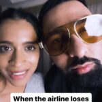 Lilly Singh Instagram – When the airline loses your luggage but you still gotta act cool 😂😫 @lilly @badboyshah That’s #WakhraSwag for real!