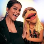 Lilly Singh Instagram - Family portrait ❤️ I. AM. FREAKING. OUT. The Muppets Mayhem starts streaming TOMORROW, May 10th, internationally on Disney+! I can’t wait for you to meet Nora Singh and go on this joyride with us. Set your alarm. Invite your friends over. Tell your Nani to nap accordingly. And let boo know this is the date night plan! I can’t believe we’re just hours away… 🙏🏽 @themuppetsmayhem @electricmayhemband